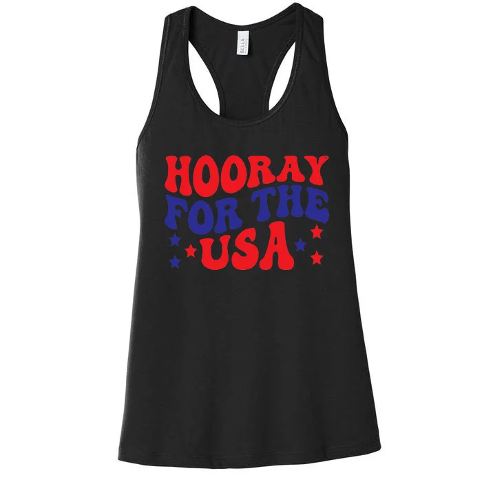 Hooray For The USA Gift Classic Women's Racerback Tank