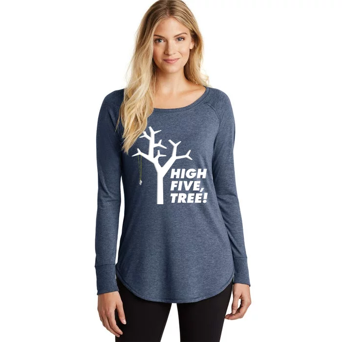 High Five, Tree! Women's Perfect Tri Tunic Long Sleeve Shirt