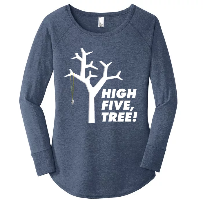 High Five, Tree! Women's Perfect Tri Tunic Long Sleeve Shirt