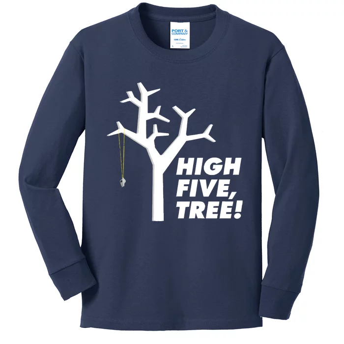 High Five, Tree! Kids Long Sleeve Shirt