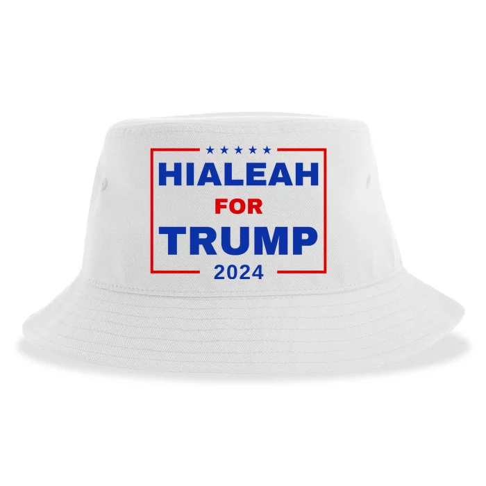 Hialeah For Trump 2024 Sustainable Bucket Hat