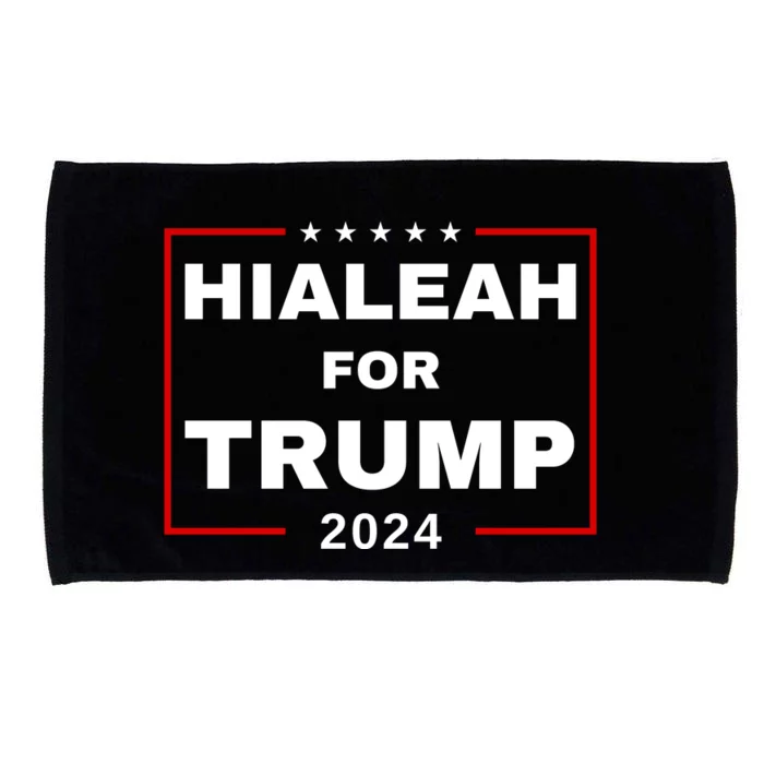 Hialeah For Trump 2024 Microfiber Hand Towel