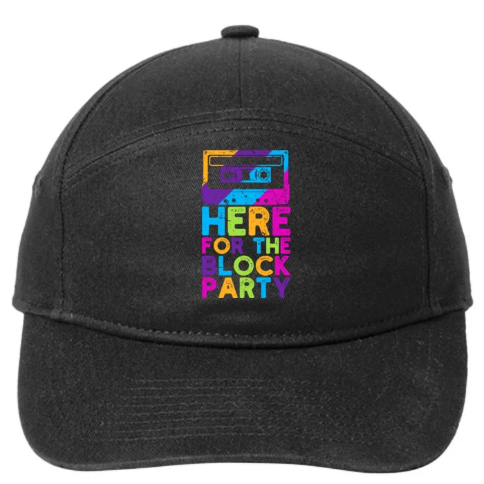 Here For The Block Party 7-Panel Snapback Hat