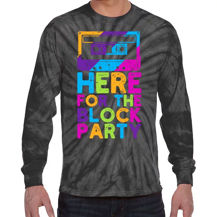 Here For The Block Party Tie-Dye Long Sleeve Shirt