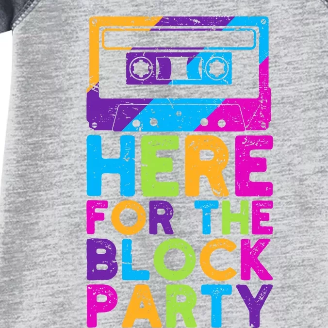 Here For The Block Party Infant Baby Jersey Bodysuit