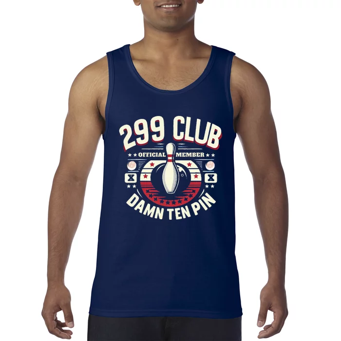 Humor Funny Ten Pin Bowling Tank Top