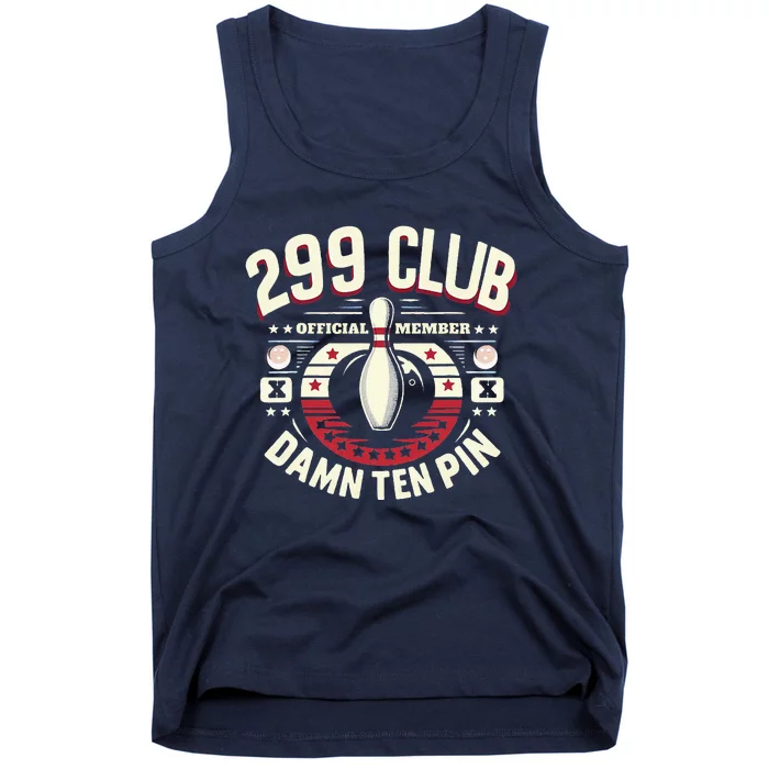 Humor Funny Ten Pin Bowling Tank Top