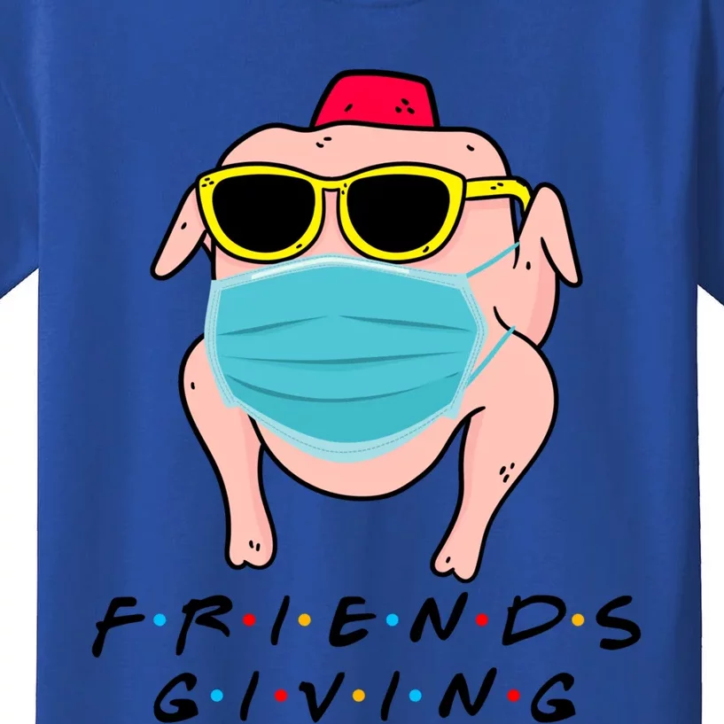 Happy Friendsgiving Turkey Friends Giving Gift Kids T-Shirt