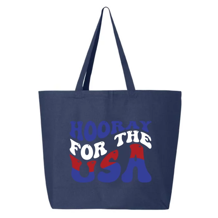 Hooray For The USA Memorial Day Gift 25L Jumbo Tote