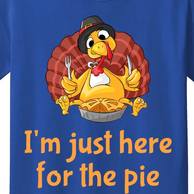 Here For The Pie Thanksgiving Gift Kids T-Shirt