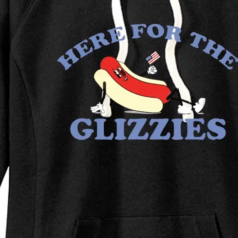 Here For The Glizzies Women's Fleece Hoodie