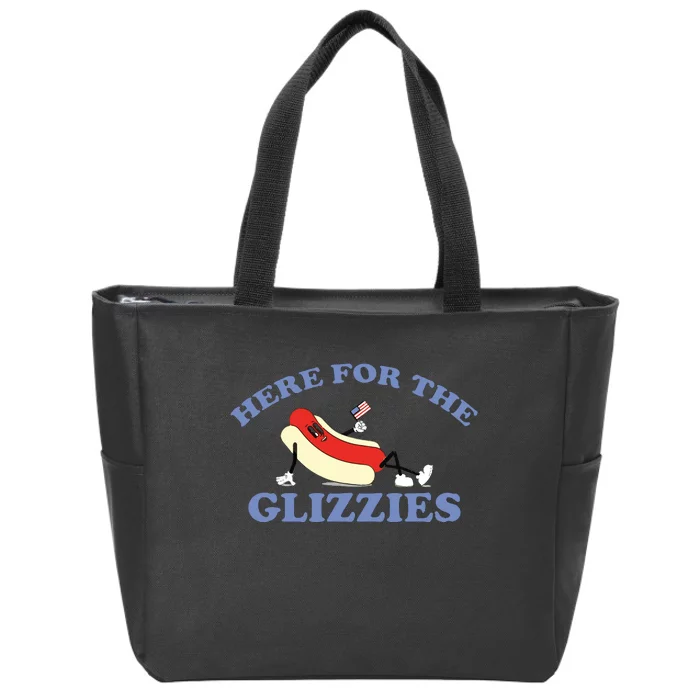 Here For The Glizzies Zip Tote Bag