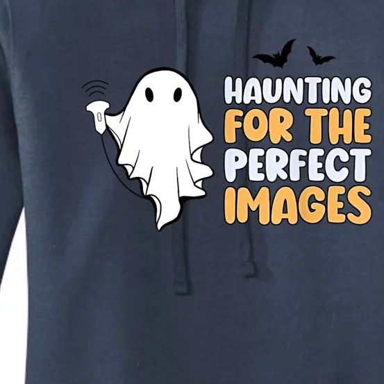 Haunting For The Perfect Images Ultrasound Tech Halloween Women's Pullover Hoodie