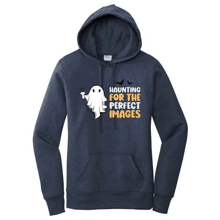 Haunting For The Perfect Images Ultrasound Tech Halloween Women's Pullover Hoodie