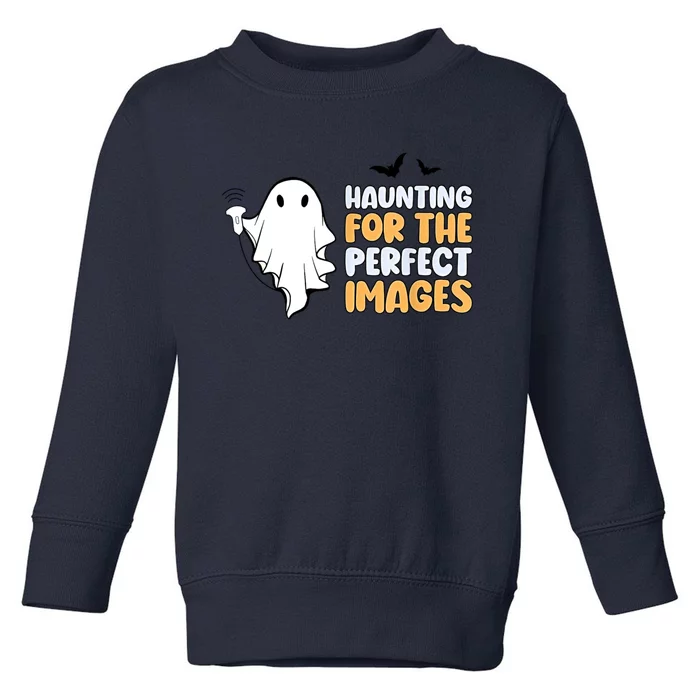 Haunting For The Perfect Images Ultrasound Tech Halloween Toddler Sweatshirt