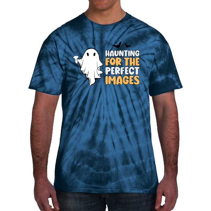 Haunting For The Perfect Images Ultrasound Tech Halloween Tie-Dye T-Shirt