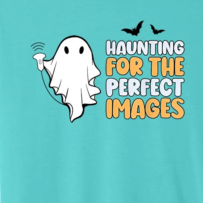 Haunting For The Perfect Images Ultrasound Tech Halloween ChromaSoft Performance T-Shirt