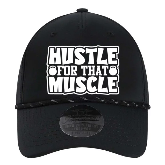 Hustle For That Muscle Gym Workout Motivation Quote Gift Performance The Dyno Cap