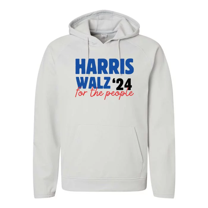 Harris For The People She Has My Vote Save Democracy Performance Fleece Hoodie