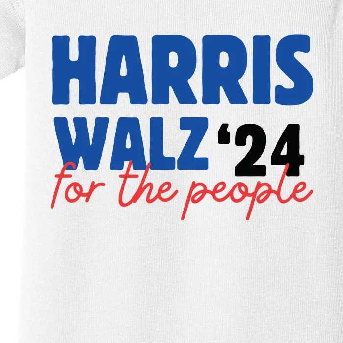 Harris For The People She Has My Vote Save Democracy Baby Bodysuit