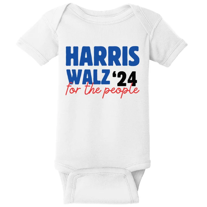 Harris For The People She Has My Vote Save Democracy Baby Bodysuit