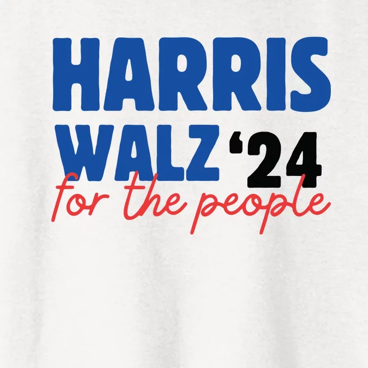 Harris For The People She Has My Vote Save Democracy Women's Crop Top Tee