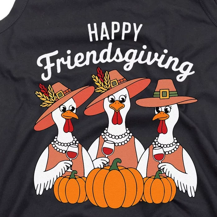 Happy Friendsgiving Thanksgiving Friends Matching Outfit Tank Top