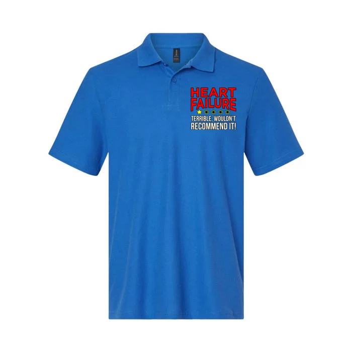 Heart Failure Terrible Hearts Disease Awareness Graphic Gift Softstyle Adult Sport Polo