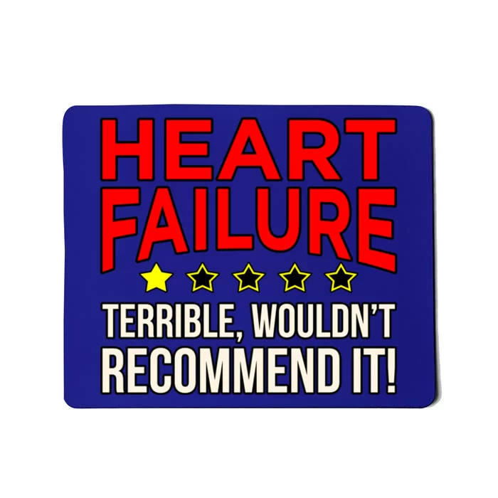 Heart Failure Terrible Hearts Disease Awareness Graphic Gift Mousepad