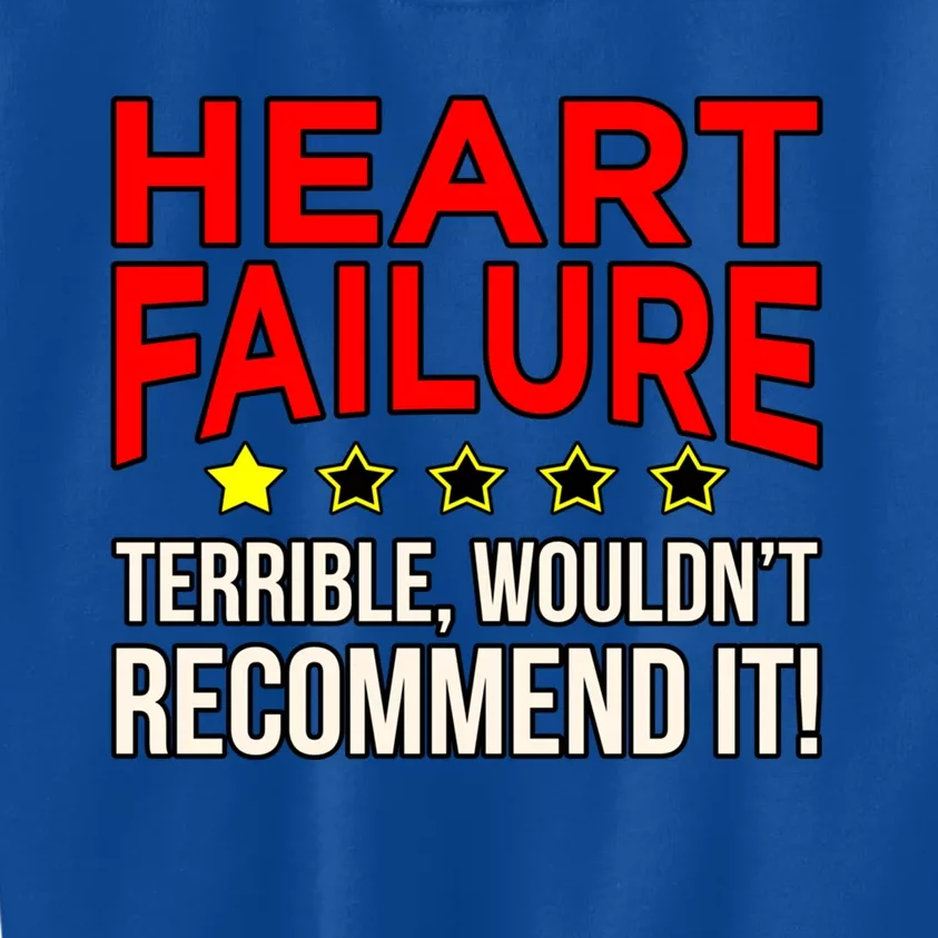 Heart Failure Terrible Hearts Disease Awareness Graphic Gift Kids Sweatshirt