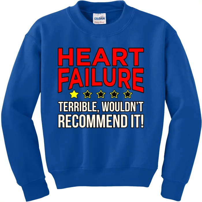 Heart Failure Terrible Hearts Disease Awareness Graphic Gift Kids Sweatshirt