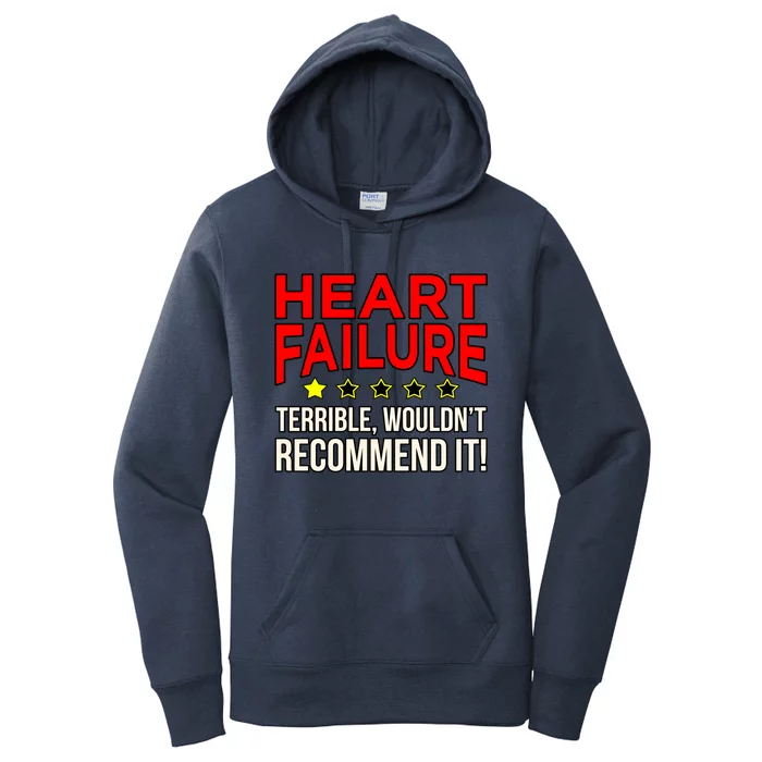 Heart Failure Terrible Hearts Disease Awareness Graphic Gift Women's Pullover Hoodie