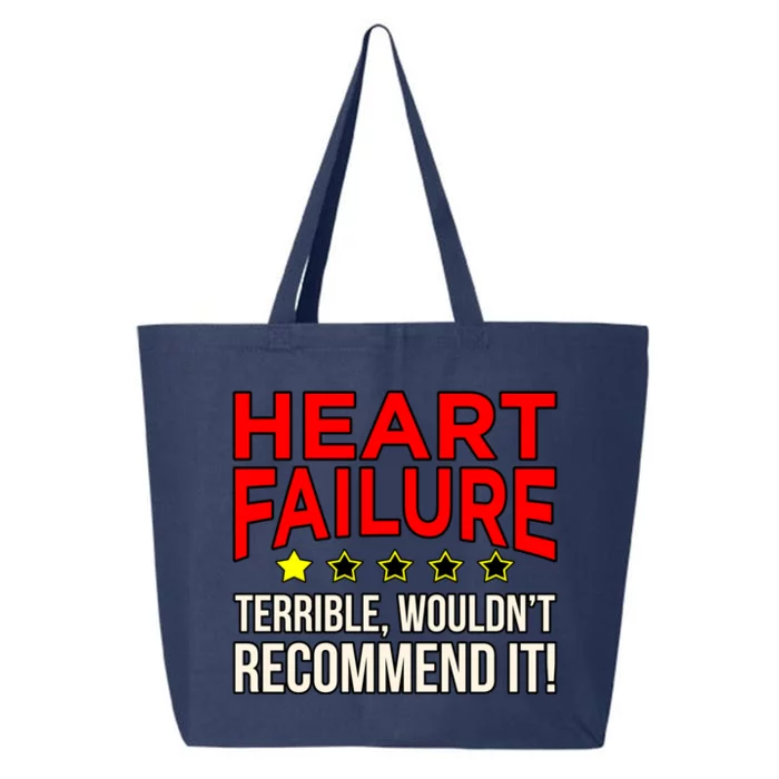 Heart Failure Terrible Hearts Disease Awareness Graphic Gift 25L Jumbo Tote