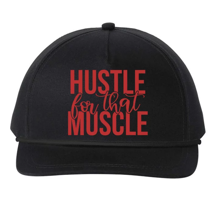 Hustle For That Muscle Gift Snapback Five-Panel Rope Hat