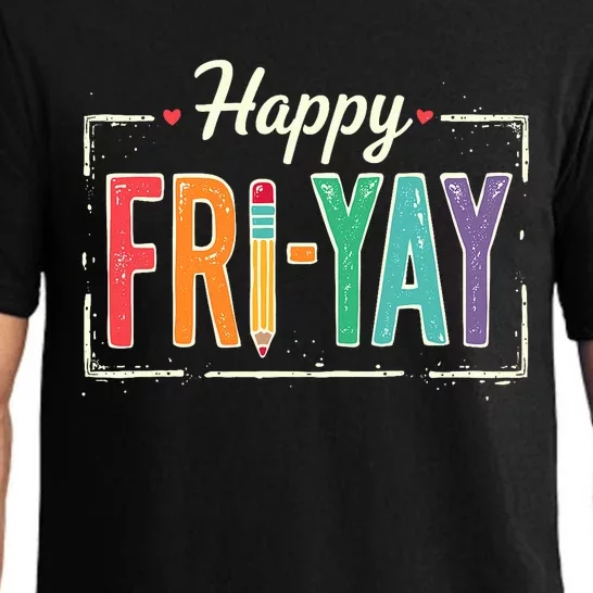 Happy Friyay Teacher Essentials Pajama Set