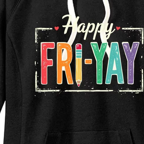 Happy Friyay Teacher Essentials Women's Fleece Hoodie