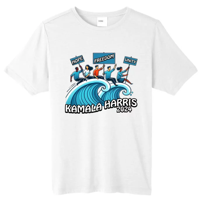 Hope Freedom Unity Elect Kamala Harris President 2024 ChromaSoft Performance T-Shirt