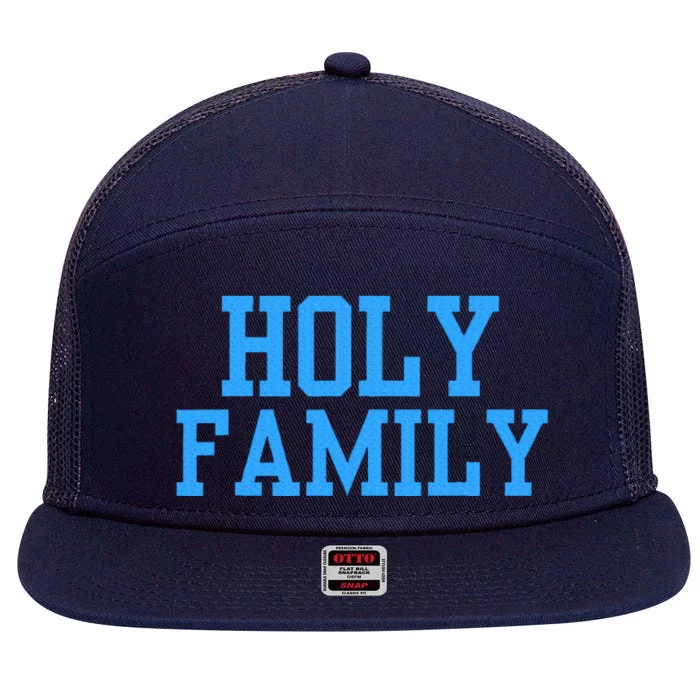 Holy Family University 7 Panel Mesh Trucker Snapback Hat