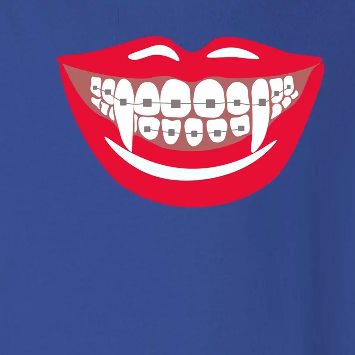 Halloween Funny Vampire Teeth Braces Orthodontist Dentist Cool Gift Toddler Long Sleeve Shirt