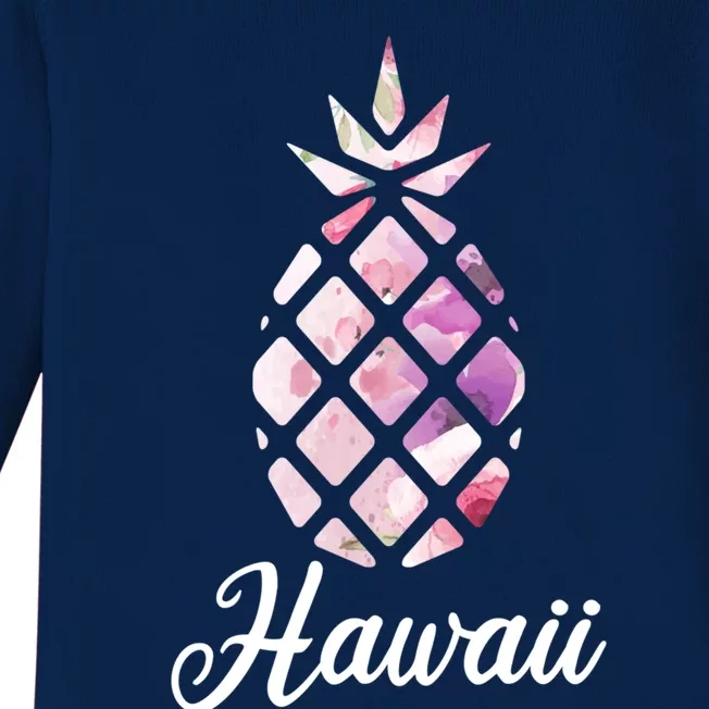 Hawaii Family Vacation 2020 Matching Pineapple Meaningful Gift Baby Long Sleeve Bodysuit