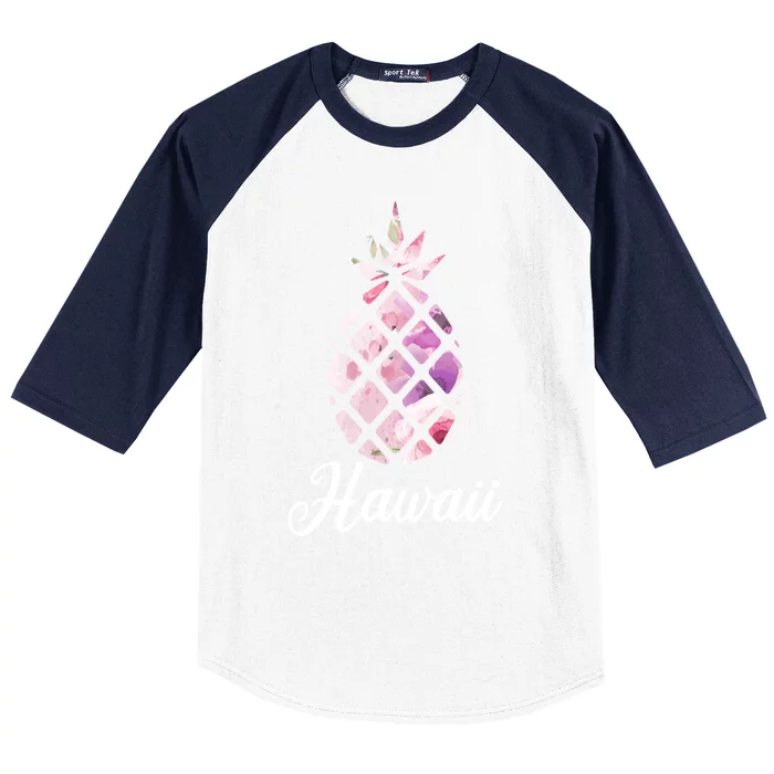 Hawaii Family Vacation 2020 Matching Pineapple Meaningful Gift Baseball Sleeve Shirt