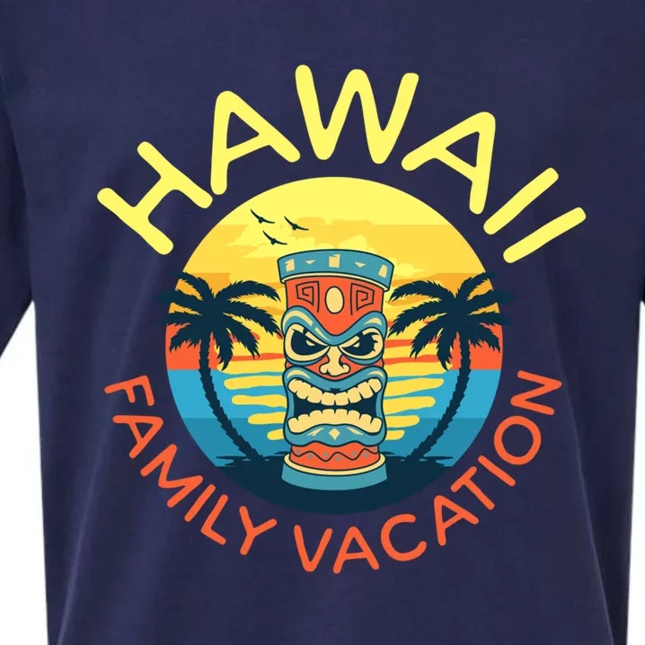 Hawaii Family Vacation Gift Sueded Cloud Jersey T-Shirt