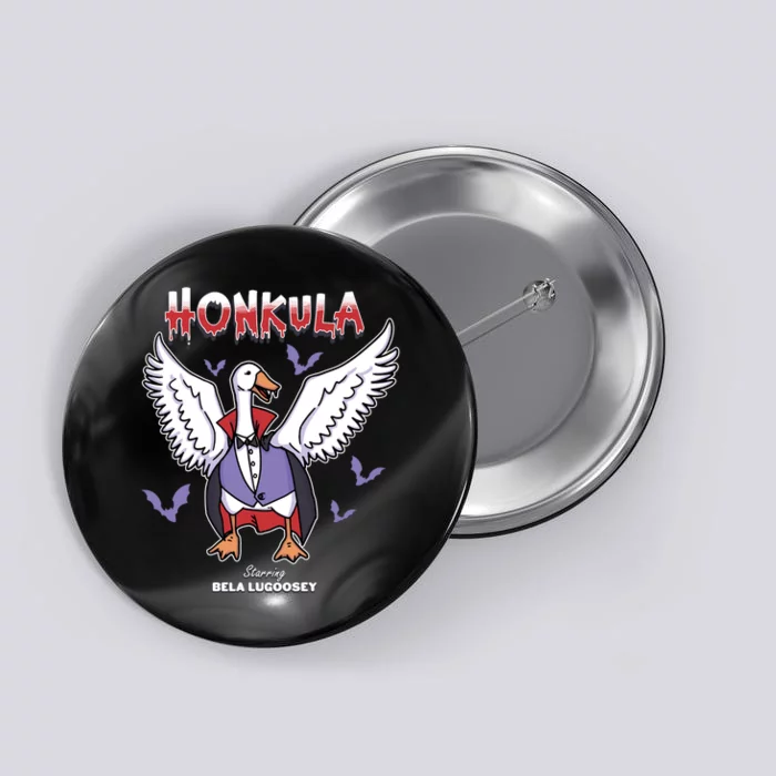 Honkula Funny Vampire Halloween Goose Meme Honkus Ponkus Button