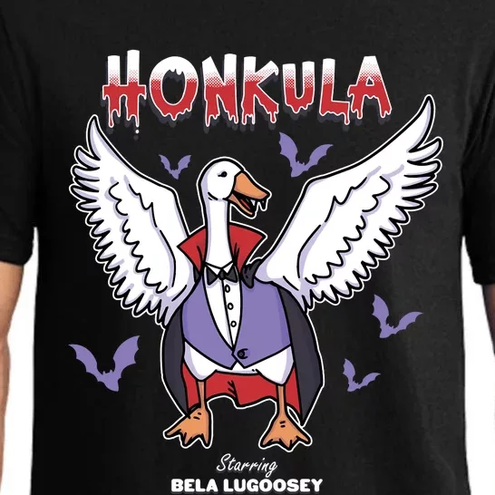 Honkula Funny Vampire Halloween Goose Meme Honkus Ponkus Pajama Set