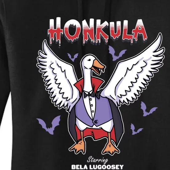 Honkula Funny Vampire Halloween Goose Meme Honkus Ponkus Women's Pullover Hoodie