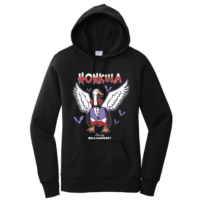 Honkula Funny Vampire Halloween Goose Meme Honkus Ponkus Women's Pullover Hoodie