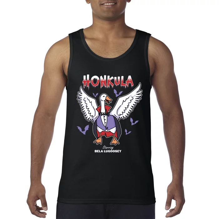 Honkula Funny Vampire Halloween Goose Meme Honkus Ponkus Tank Top