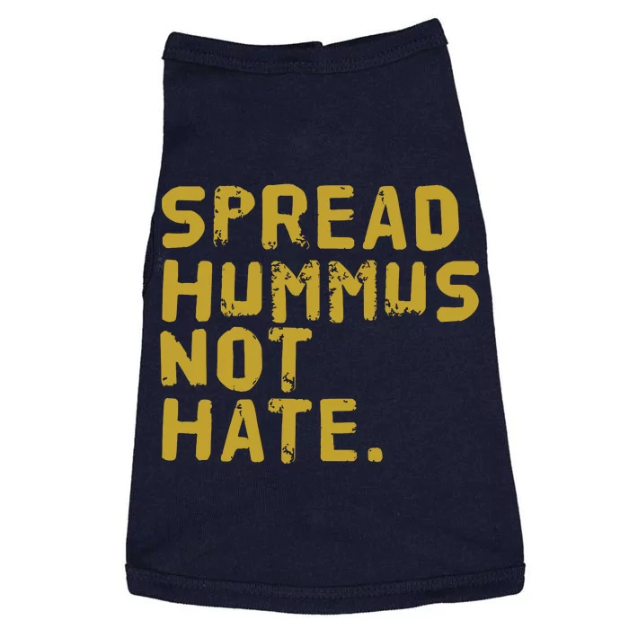 Hummus Funny Vegan Vegetarian Spread Hummus Doggie Tank