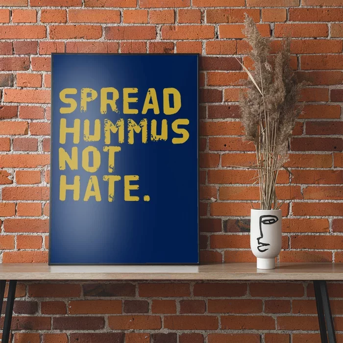 Hummus Funny Vegan Vegetarian Spread Hummus Poster