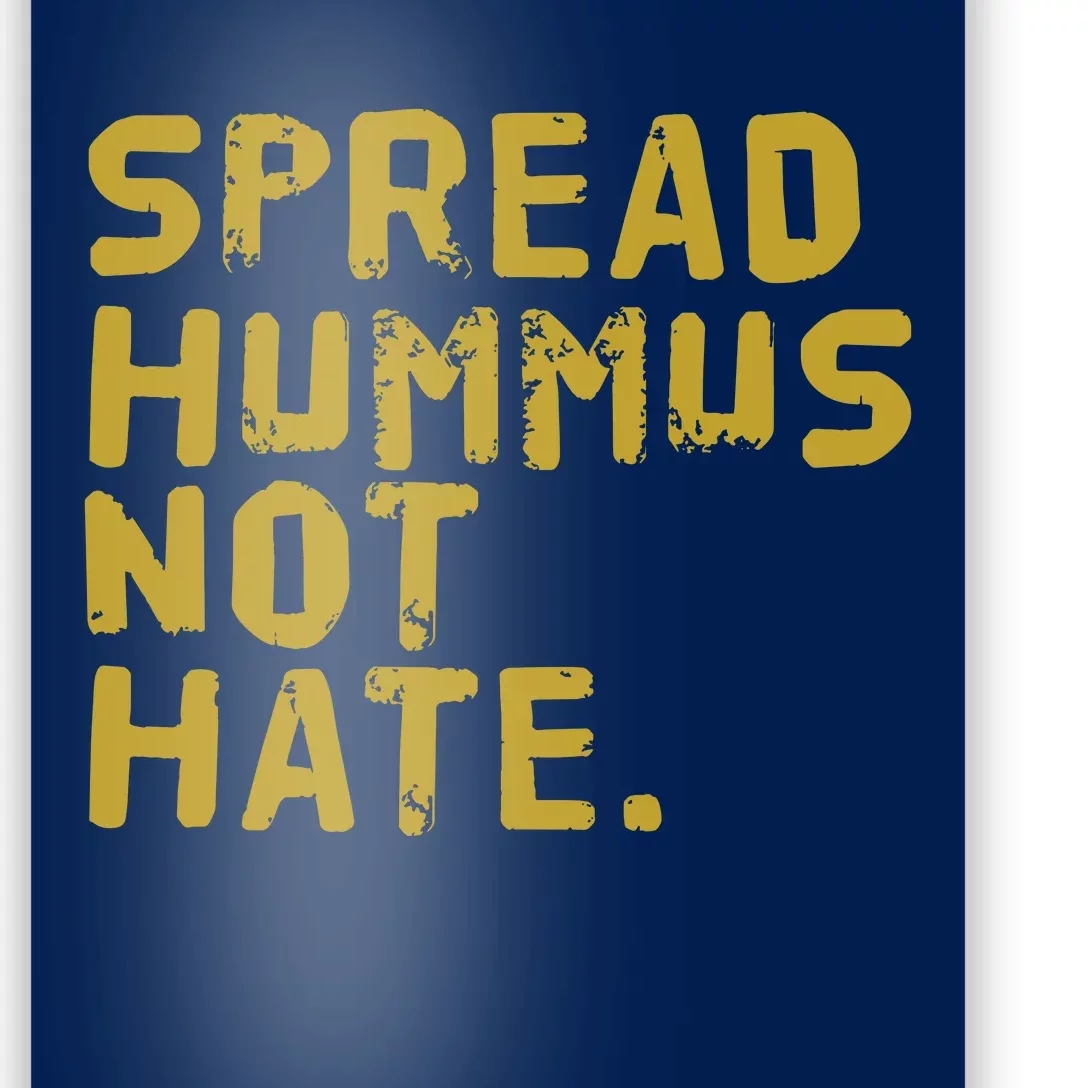 Hummus Funny Vegan Vegetarian Spread Hummus Poster